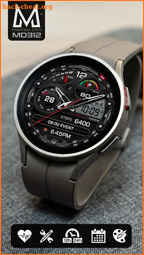 MD312 Analog watch face screenshot