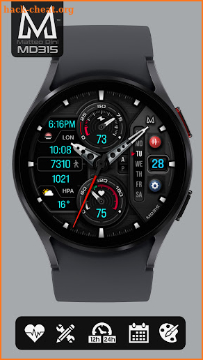 MD315 Analog Watch Face screenshot