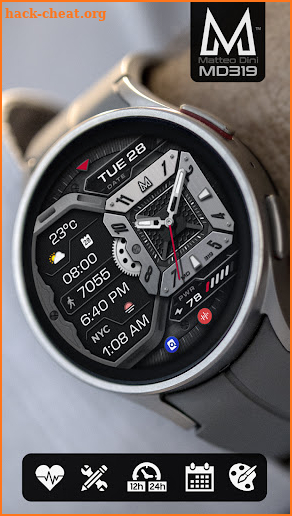 MD319 Analog watch face screenshot