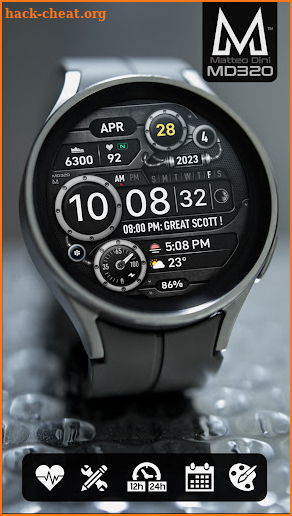 MD320 Digital Watch Face screenshot