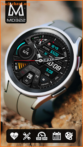 MD322 Analog watch face screenshot