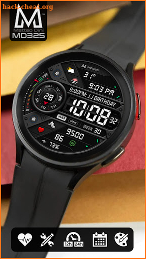 MD325 Digital Watch Face screenshot