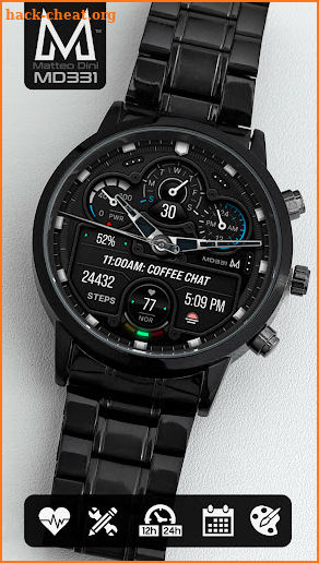 MD331 Analog watch face screenshot