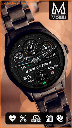 MD331 Analog watch face screenshot