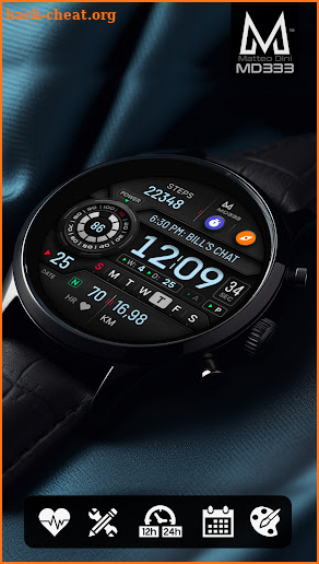 MD333 Digital watch face screenshot