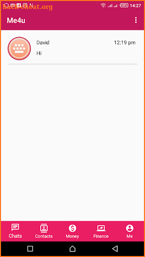 Me4U, Chat, Send, Receive,Transfer money instantly screenshot