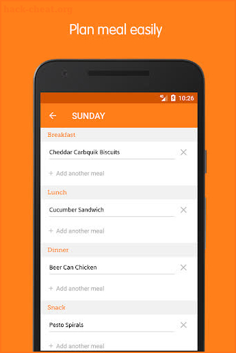 Meal Assistant - Free meal planner screenshot