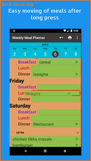 Meal Manager - Plan Weekly Meals screenshot