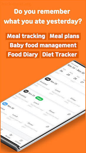 Meal Planner - Meal Journal screenshot