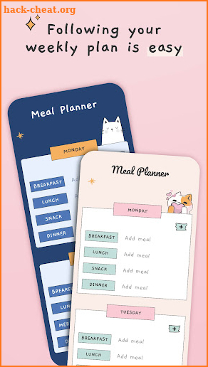 Meal Planner - Weekly Plan screenshot