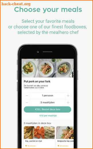 Mealhero screenshot