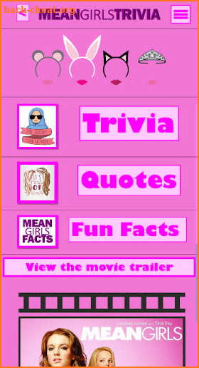 Mean Girls Trivia screenshot