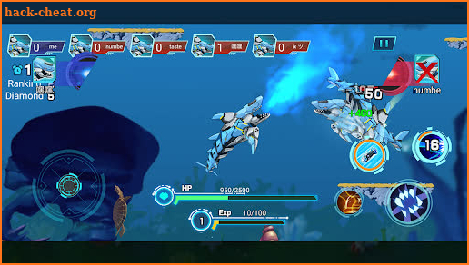 Mech Shark.io screenshot