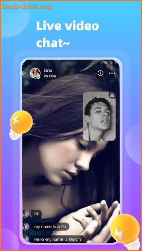 Meda Pro - live video chat screenshot