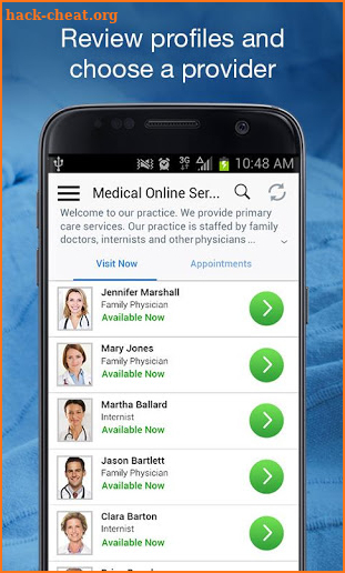 Medcor Telemed screenshot