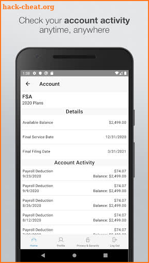 MedCost MyAccounts screenshot