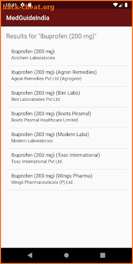 MedGuide India screenshot