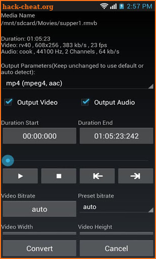 Media Converter screenshot