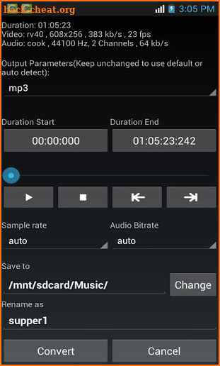 Media Converter screenshot