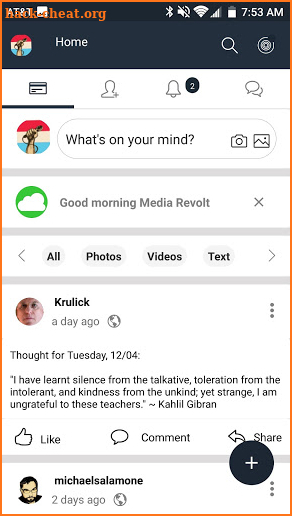 MediaRevolt screenshot