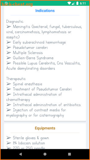 Medical and Surgical Procedures screenshot