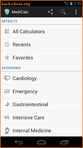 Medical Calculator screenshot