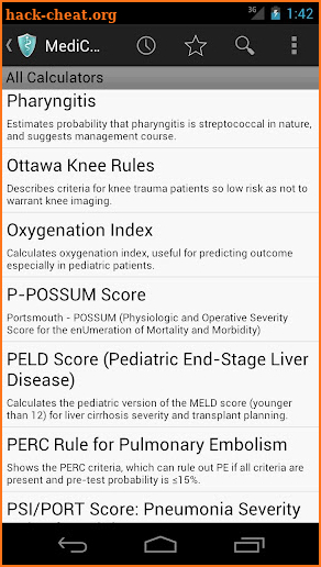 Medical Calculator screenshot