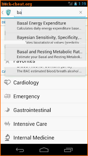 Medical Calculator screenshot