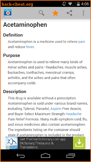 Medical Dictionary by Farlex screenshot