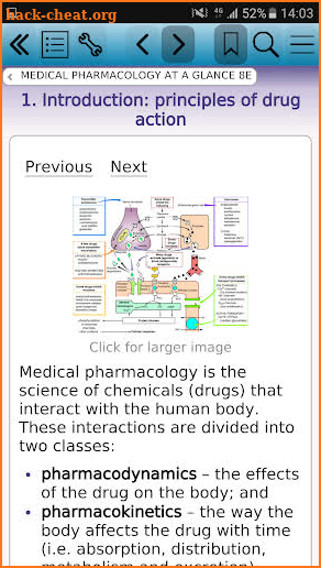 Medical Pharmacology at a Glance, 8th Edition screenshot