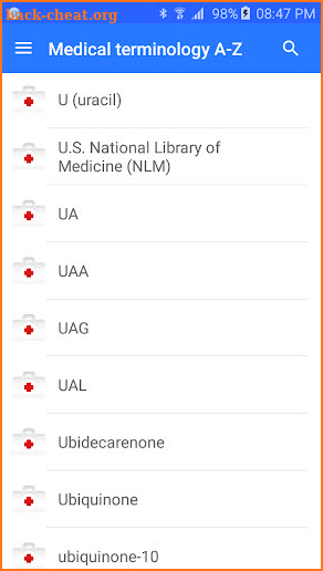 Medical terminology - Offline screenshot