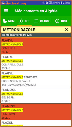 Médicaments en Algérie screenshot