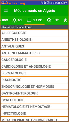 Médicaments en Algérie screenshot