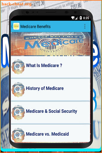 Medicare Benefits screenshot