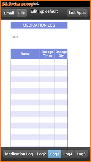 Medication Logs screenshot