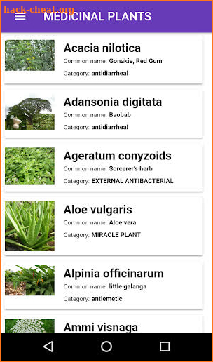 Medicinal plants: natural remedy screenshot