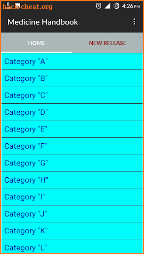 Medicine Handbook screenshot