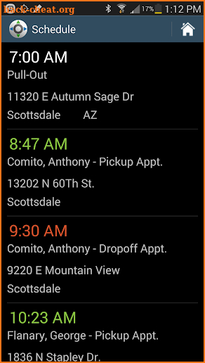 MediRoutes Mobile screenshot