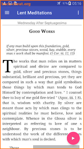 Meditations for Lent from Thomas Aquinas (Trial) screenshot