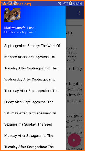 Meditations for Lent from Thomas Aquinas (Trial) screenshot