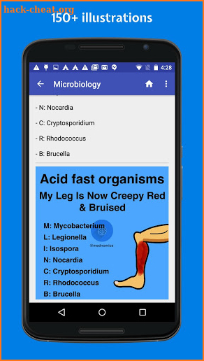 Mednomics: Medical mnemonics screenshot