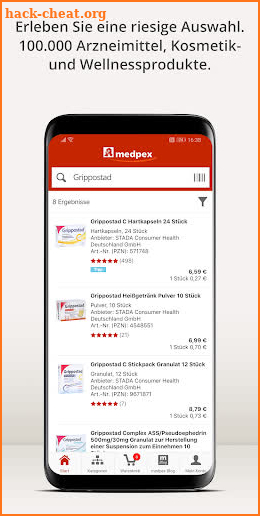 medpex Apotheke – Medizin Online Shop screenshot