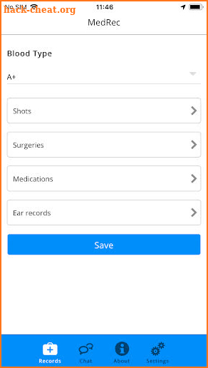 MedRec screenshot