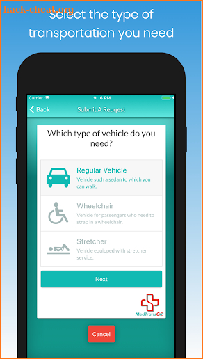 MedTrans Go screenshot