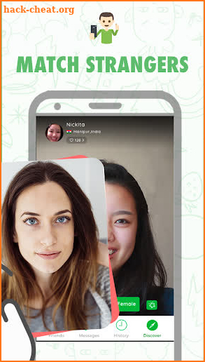 Meet New People & Friends via Video Chat Live Talk screenshot