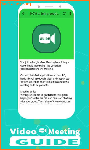 Meet Video Conference Guide New screenshot
