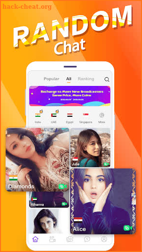 Meet You - meet me by video chat! livu call app screenshot