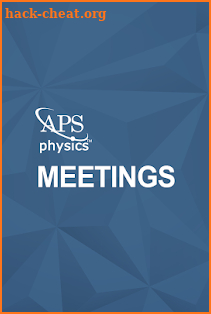 Meetings@APS screenshot