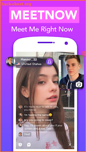 MeetNow: Random video chat, find fun people screenshot