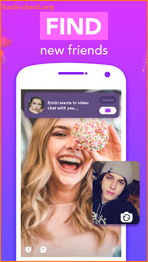 MeetNow: Random video chat, find fun people screenshot